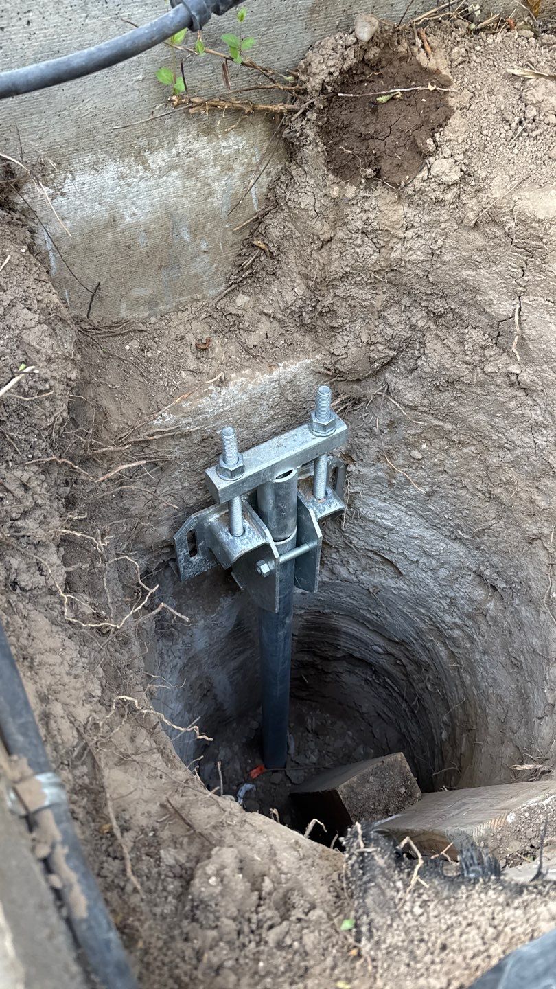 FFID - Pile 1 - Peterson contact foundations first northwest today for your free helical pile installation estimate